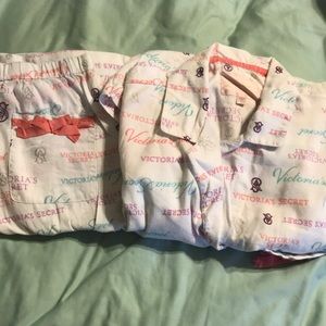 Victoria’s Secret flannel pajamas